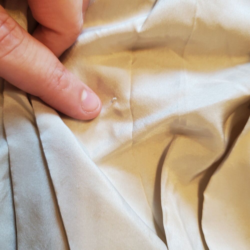 BCBG Maxazria Silk Pleated Semi formal Dress Cocktail Size 6 Old Hollywood Chic - Picture 11 of 16